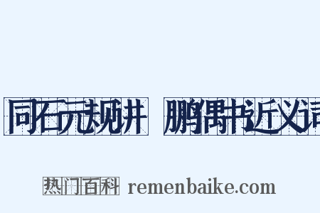 同石元规讲鹍鹏偶书近义词是什么意思的图片